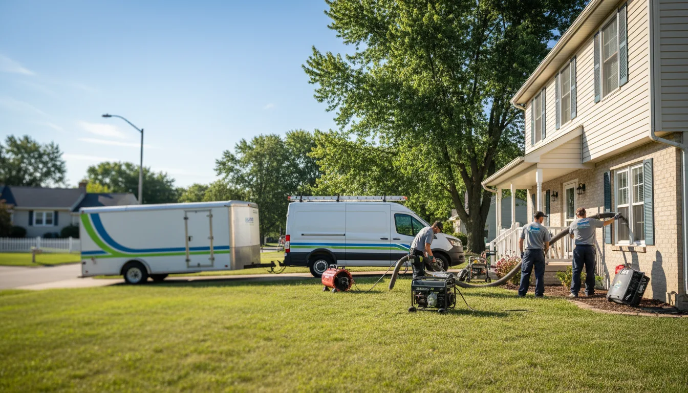 Flooded Basement Restoration And Cleanup With Repair in Oak Harbor, OH near me